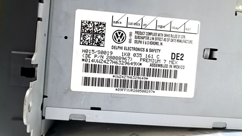 Головное устройство VW Tiguan 09-17