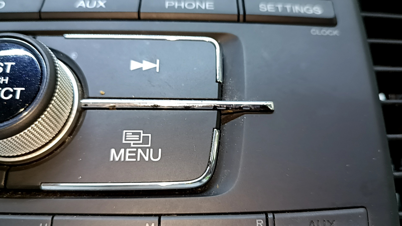 CD-changer, Радио, Магнитофон в сборе Honda Accord 13-17 с дефлекторами, полез хром
