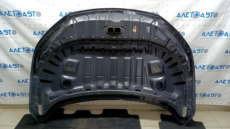 Капот голый Nissan Rogue 21-26 черный KH3, алюминий