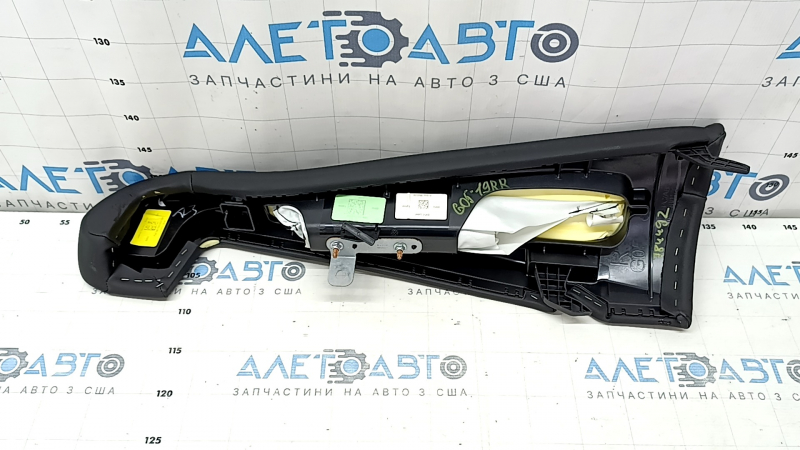 Подушка безопасности airbag заднего правого сиденья BMW X5 G05 19-23 кожа черная, примята