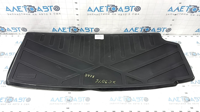 Коврик багажника резина Volvo XC90 16-22, черный, царапины