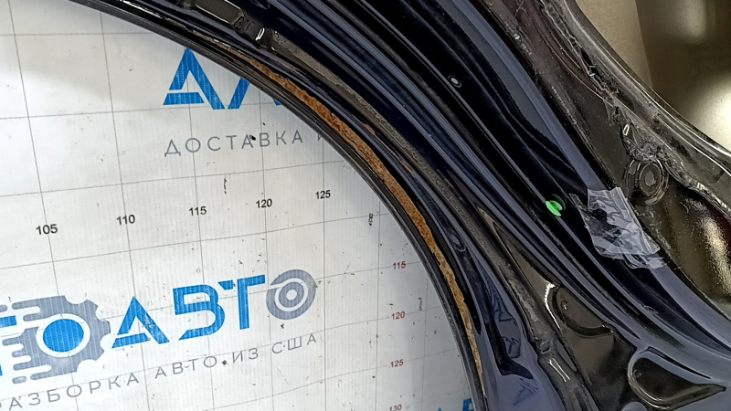 Дверь голая задняя левая Lexus RX450h 10-15 hybrid, синий 214, после ремонта