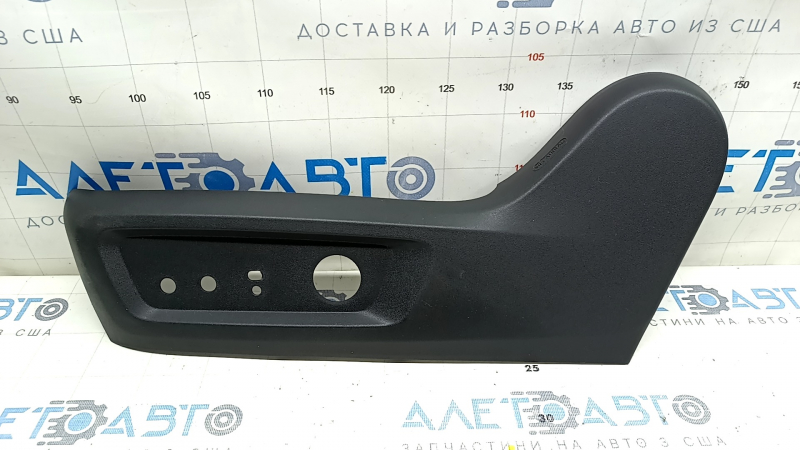 Накладка боковая водительского сидения левая Nissan Rogue 21-26 черная, под электро
