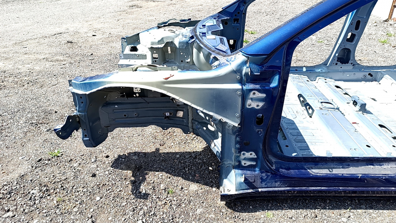 Четверть передняя левая Tesla Model 3 18-23 на кузове, синий PPSB