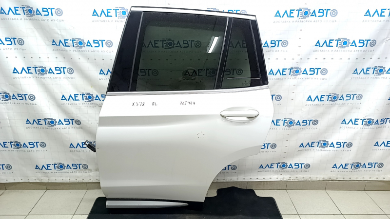 Дверь в сборе задняя левая BMW X3 G01 18-24 белый 300, keyless, тонировка, тычки