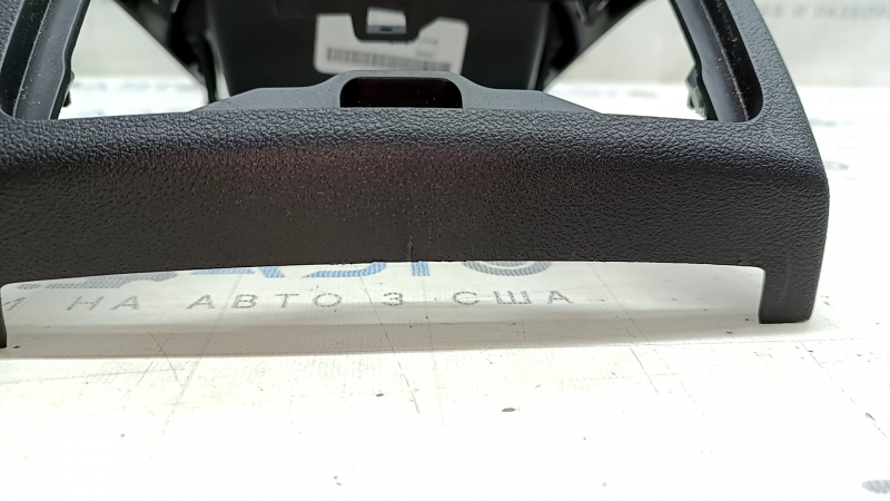 Накладка центральной консоли задняя BMW X3 G01 18-21 черная, царапины