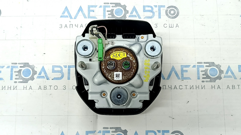 Подушка безопасности airbag в руль водительская Honda CRV 20-22 черная, ржавый пиропатрон