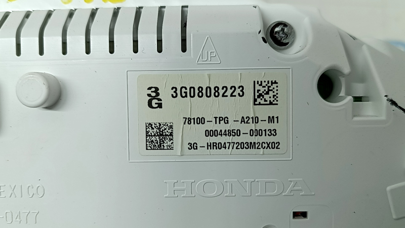 Щиток приборов Honda CRV 20-22 hybrid EX-L, Touring, царапины, трещина в стекле, трещины в креплениях