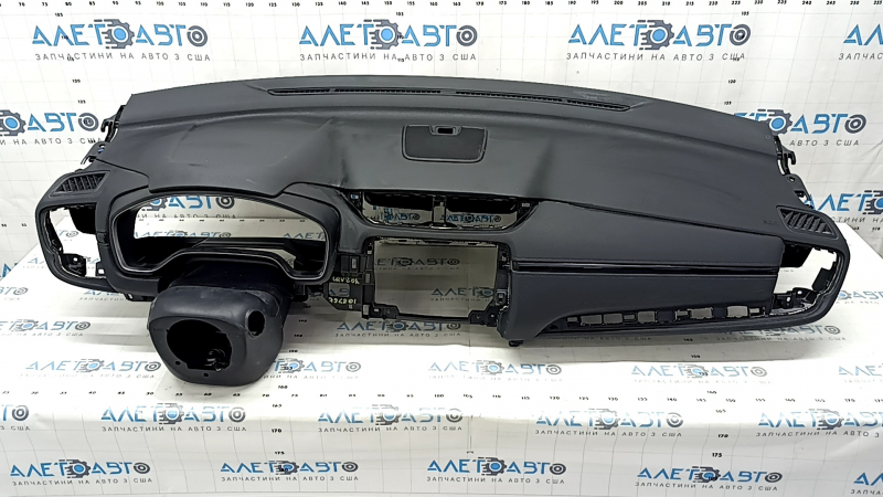 Торпедо передняя панель с AIRBAG Honda CRV 20-22 черная, с обрамлением щитка приборов, ржавый пиропатрон, царапины