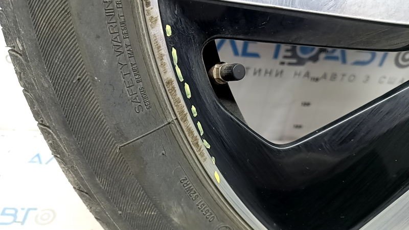 Диск колесный R19х5J ET43 BMW i3 14-21 Style 429 с резиной 155/70 4.5мм, легкая бордюрка, потрескана резина