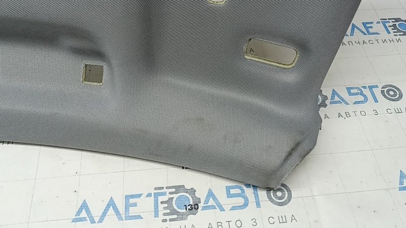 Обшивка потолка Audi A4 B9 17 серая, под люк, под химчистку, царапины, заломы