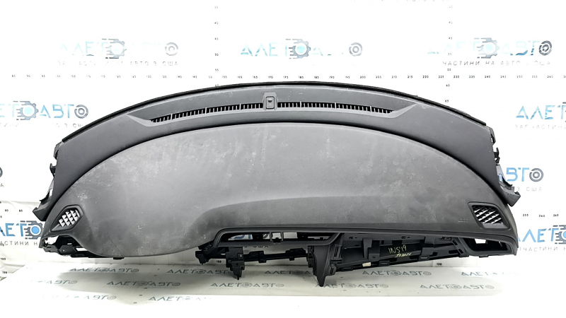 Торпедо передняя панель с AIRBAG Honda Insight 19-21 черная, с накладкой, ржавый пиропатрон, под чистку