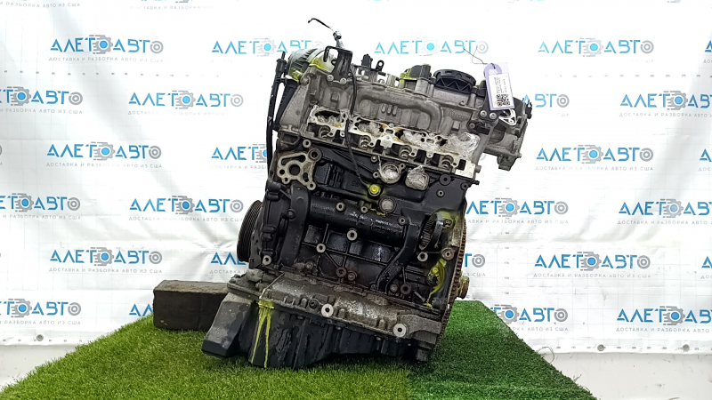 Двигатель в сборе Audi A4 B9 17-19 2.0T CYMC 57к, компрессия 14-14-14-14, ржавый маховик, сломан носик маслоотделителя