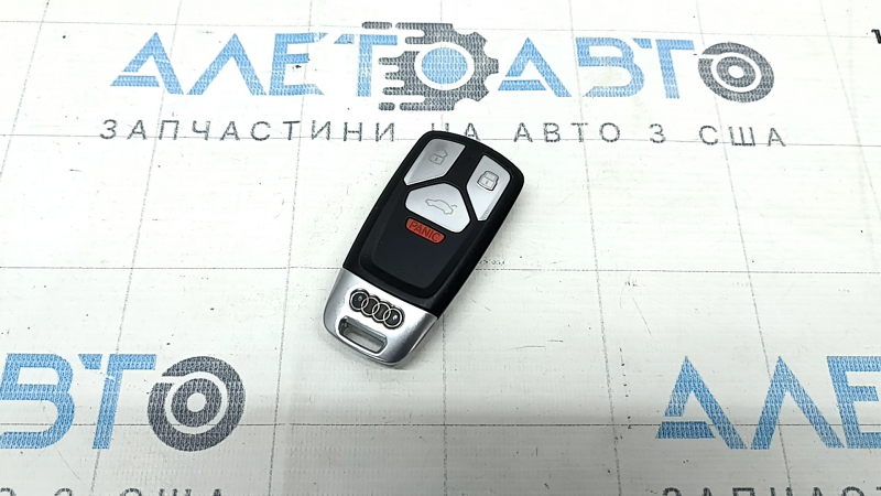 Ключ smart Audi A4 B9 17-21 тип 1, 4 кнопки, потерт, царапины, тычки