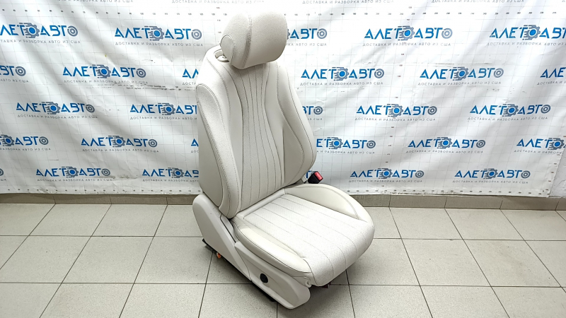 Пассажирское сидение Mercedes W213 E 17-23 без airbag, электрическое, подогрев, память, кожа бежевая
