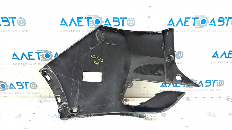 Бампер задний голый правый Volkswagen ID.4 23-26 под парктроник. черный LC9X, мелкие царапины