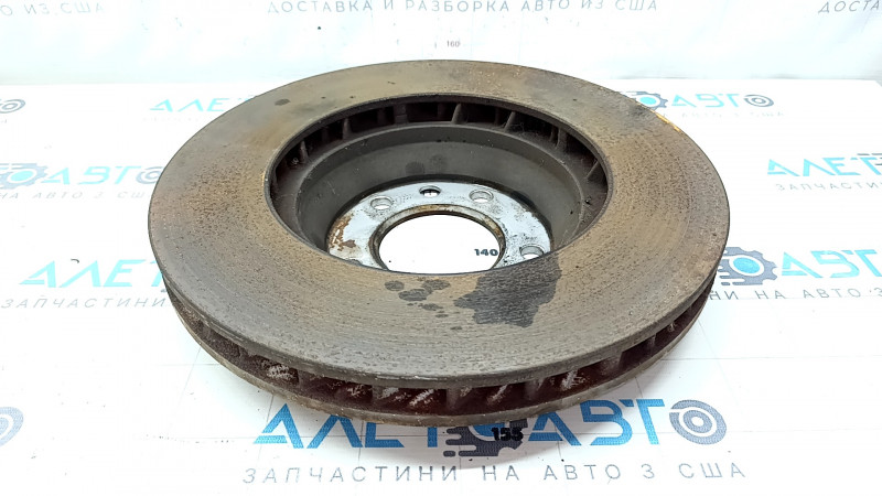 Диск тормозной передний правый Audi Q7 4L 10-15 350/34мм
