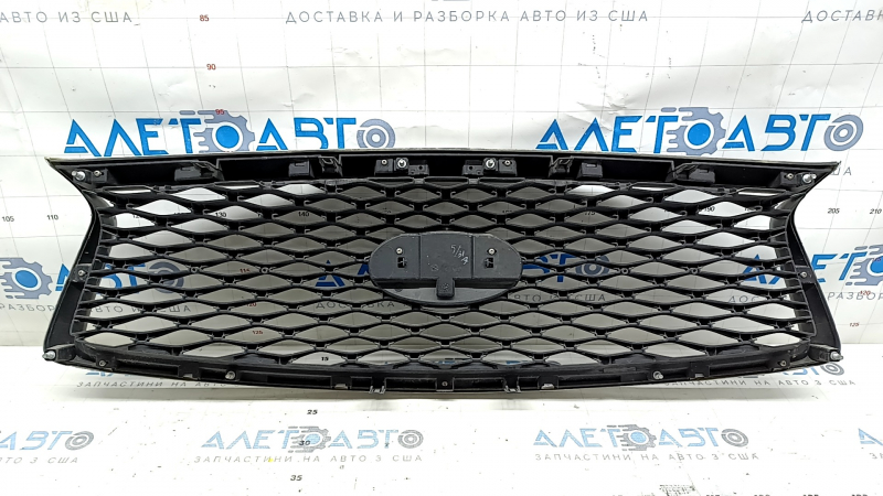 Решетка радиатора grill Infiniti Q50 18-20 со значком, песок