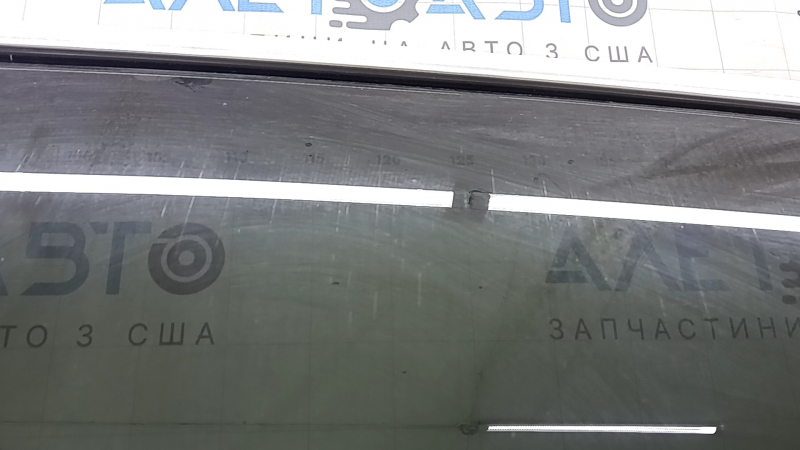Дверь в сборе задняя левая Audi Q7 4L 10-15 keyless, тонировка, белый LS9R, тычка, царапины на стекле
