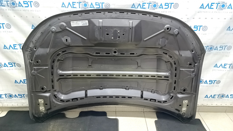 Капот голый Jeep Compass 17-26 алюминий, графит PAU, крашен 0.2-0.25