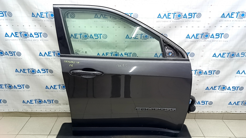 Дверь в сборе передняя правая Jeep Compass 17-26 keyless, графит PAU