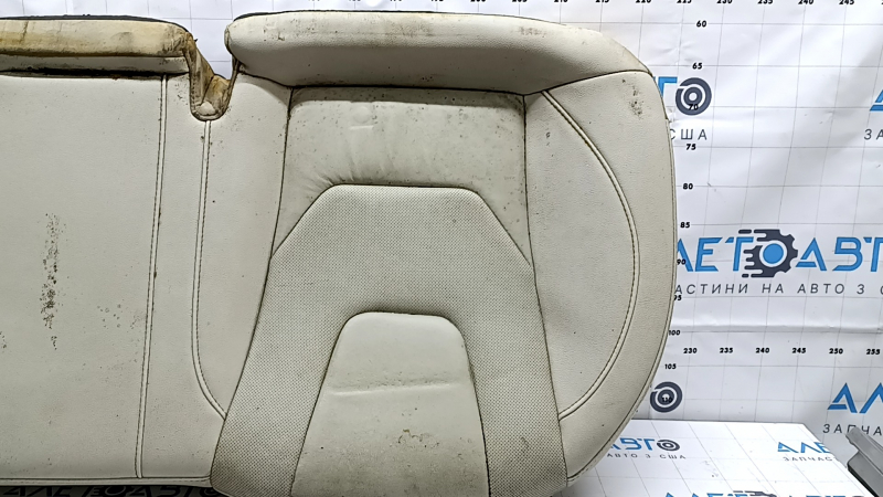 Подушка заднего ряда сидений Ford Fusion mk5 17-20 кожа серая, перфорация, Titanium, под химчистку