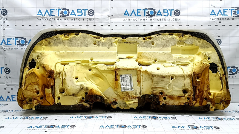 Подушка заднего ряда сидений Ford Fusion mk5 17-20 кожа серая, перфорация, Titanium, под химчистку