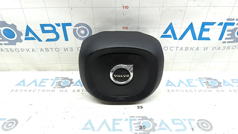 Подушка безопасности airbag в руль водительская Volvo XC90 16-25 черная
