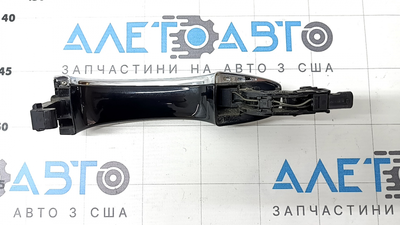 Ручка двери внешняя задняя левая в сборе Audi Q5 8R 09-17 keyless, с хром