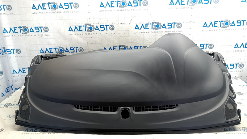Торпедо передняя панель с AIRBAG Chevrolet Bolt 17-21 темно-серая, потертость, царапины