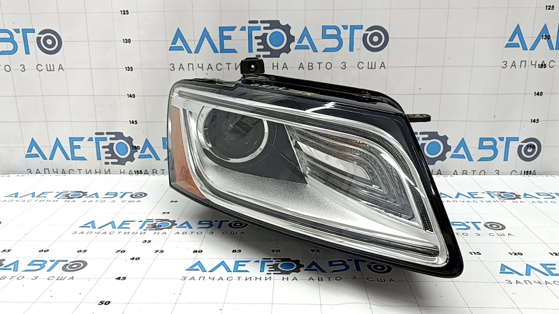 Фара передняя правая в сборе Audi Q5 8R 13-17 рест, ксенон, песок, паутинка