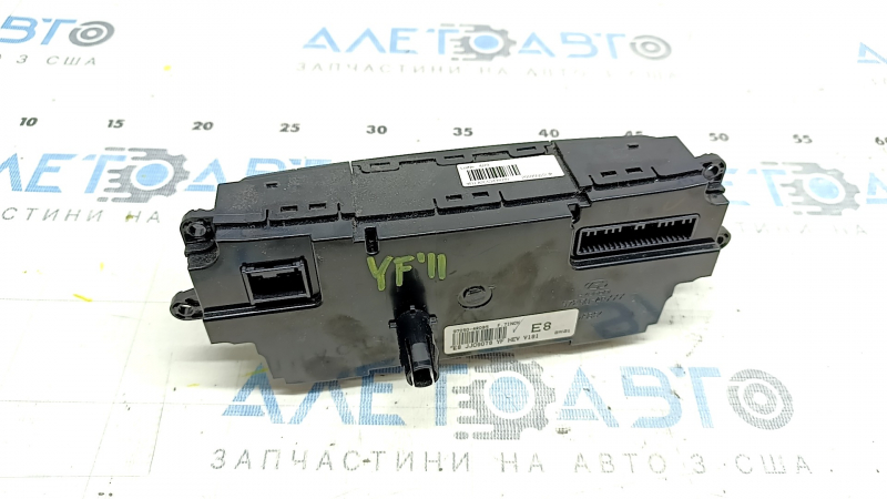 Управление климат-контролем Hyundai Sonata 11-15 auto, dual zone тип 3 полез хром