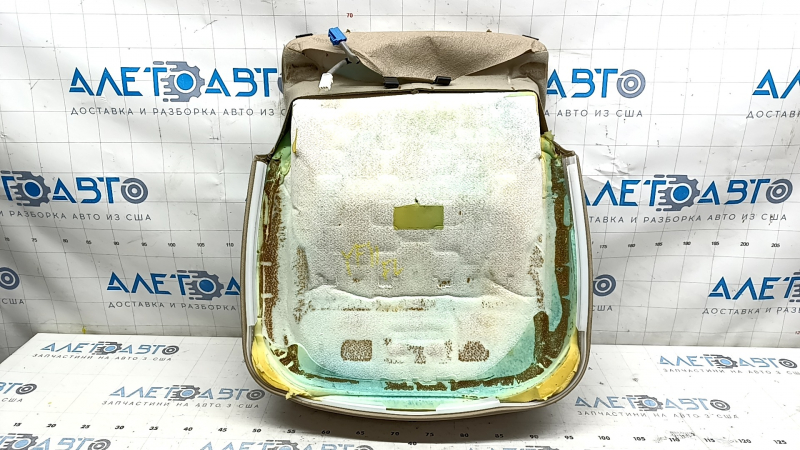 Обшивка водительского сидения нижняя часть Hyundai Sonata 11-15 кожа бежевый, подогрев, трещины