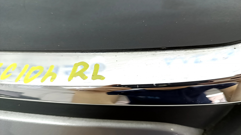 Заглушка глушителя левая Honda Accord 18-18 EXL, touring, с хромом, серая вставка, песок