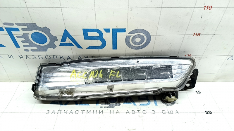 Противотуманная фара птф левая Honda Accord 18-20 LED, песок