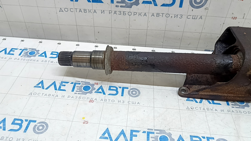 Привод полуось передняя правая Lexus RX400h 06-08 с кронштейном, заклинивший подвесной подшипник