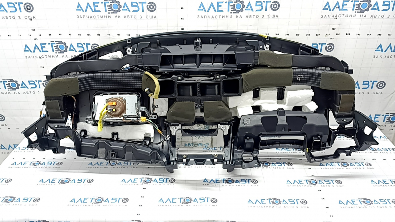 Торпедо передняя панель с AIRBAG Toyota Camry v40 темно-серая, ржавый пиропатрон
