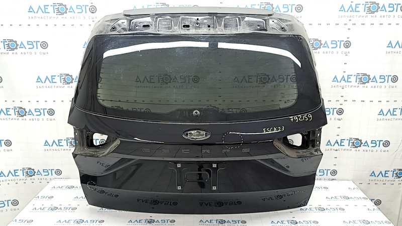 Дверь багажника голая со стеклом Ford Escape MK4 23-26 тонировка, черный UM, вмятины