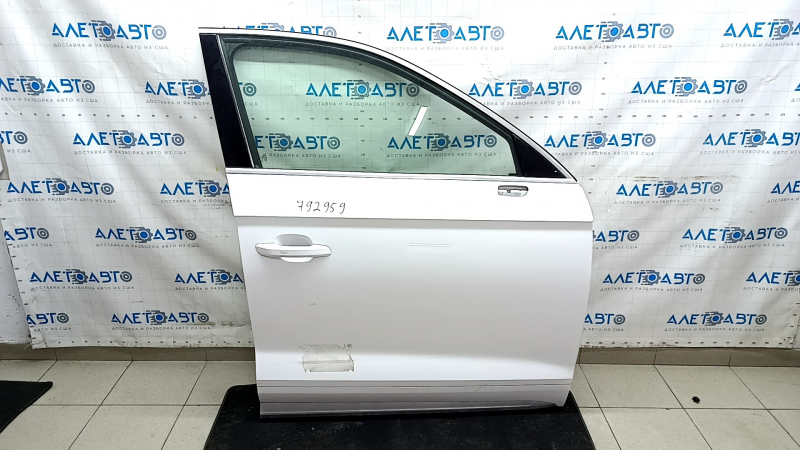 Дверь в сборе передняя правая Audi Q5 80A 18-24 keyless, белый LY9C