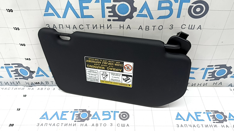 Козырек левый Mitsubishi Outlander 22-26 черный, без крючка, под подсветку