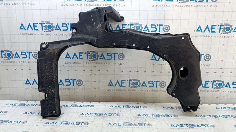 Защита бензобака левая Toyota Prius 50 Prime 17-22 FWD надрывы, вмятина