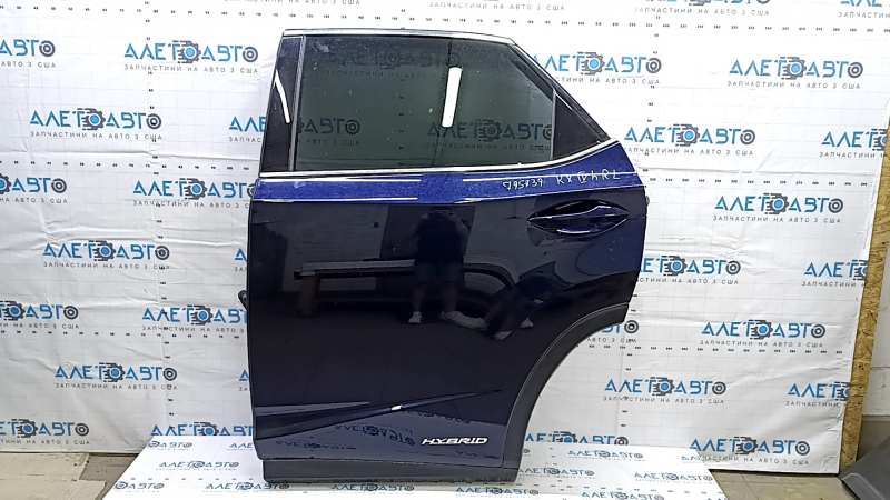 Дверь в сборе задняя левая Lexus RX350 RX450h 18-22 keyless, синий 8X5