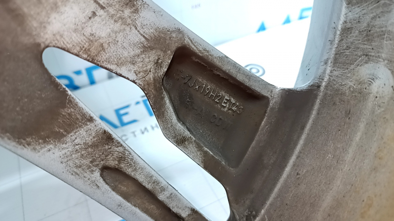 Диск колесный R19 x 7J ET43 Audi Q3 83A 19-25 U25 стиль, легкая бордюрка