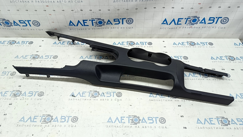 Накладка центральной консоли Ford Mustang mk6 17-23 черная, царапины