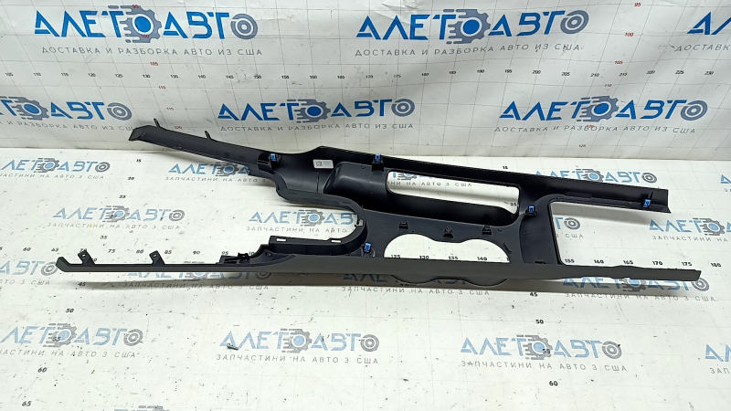 Накладка центральной консоли Ford Mustang mk6 17-23 черная, царапины