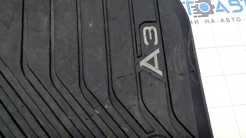 Комплект ковриков салона резина Audi A3 8V 15-20 черный, царапины