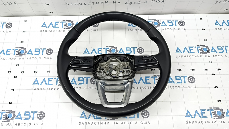 Руль в сборе Audi Q3 83A 19-25 кожа черная, вмятины, царапины