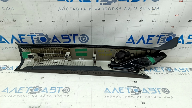 Накладка передней стойки верхняя правая Mazda CX-5 17-25 под динамик BOSE, черная, царапины