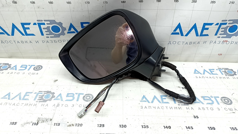 Зеркало боковое левое в сборе Mazda CX-5 21-23 9+1 пин, bsm, подогрев, поворотник, автоскладывание, камера, черное