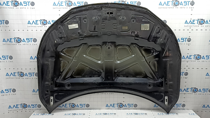Капот голый Honda Accord 16-17 hybrid, рест, алюминий, черный NH-731P, тычки, вмятина